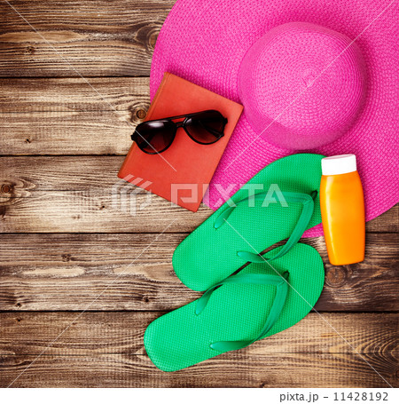 Beach accessories - summer travel Beach accessories - summer travel 11428192