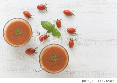 ガスパチョ　トマトスープ　冷静スープ 11428487