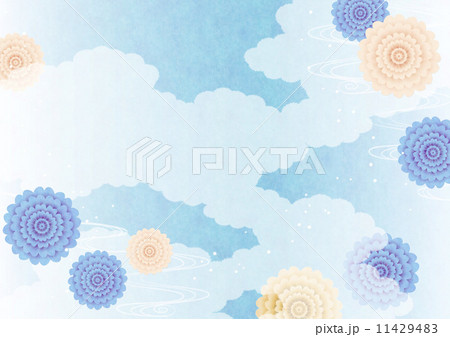 背景素材(ヨコ)-花(ダリア) 背景素材(ヨコ)-花(ダリア) 11429483