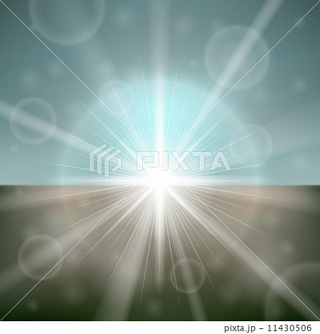 Grungy colored sunrise vector background. EPS10 file. 11430506