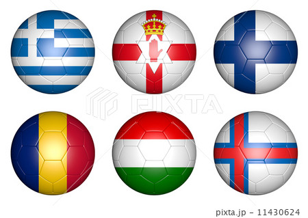 balls with flags 11430624