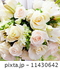 wedding marquee with bouquets of roses 11430642