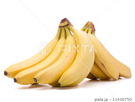 Bananas bunch isolated on white background cutout Bananas bunch isolated on white background cutout 11430750