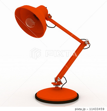 3d table lamp isolated on white 11433459
