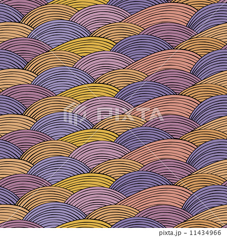 Seamless pattern with abstract decorative waves texture Seamless pattern with abstract decorative waves texture 11434966