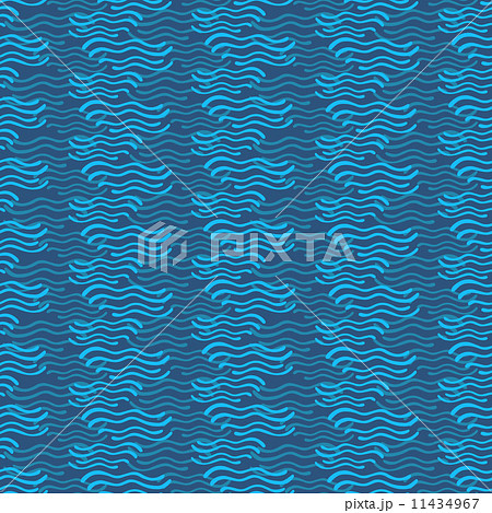 Seamless pattern with abstract decorative waves texture 11434967