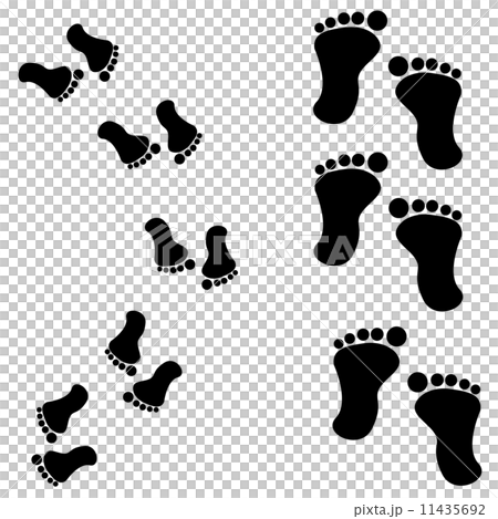 Traces of feet Traces of feet 11435692