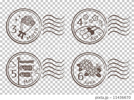 3月至6月的郵戳 11436670