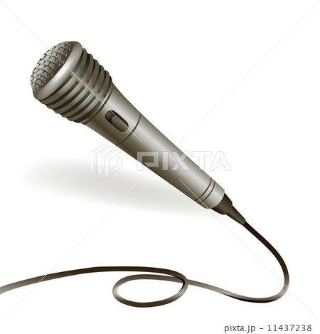Microphone emblem isolated 11437238