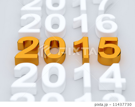 2015 year on white background 2015 year on white background 11437730