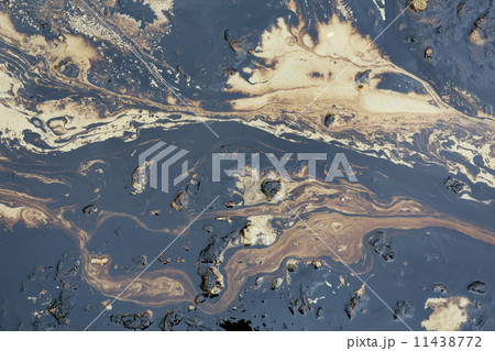 Gulf oil spill is shown on a beach Gulf oil spill is shown on a beach 11438772