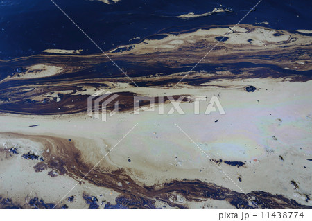 Gulf oil spill is shown on a beach Gulf oil spill is shown on a beach 11438774