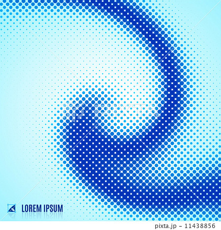 abstract blue background with spiral vortex 11438856
