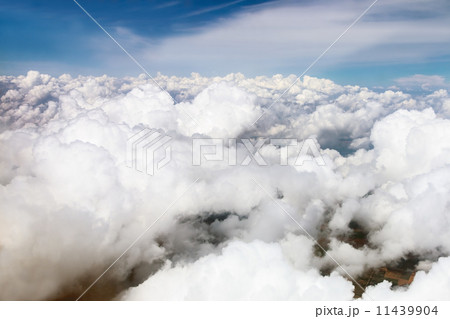 sky with cumulus clouds sky with cumulus clouds 11439904