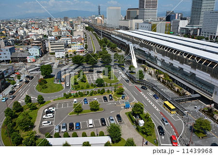 岐阜駅周辺の写真素材