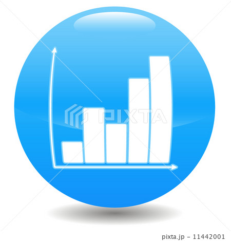 Blue chart icon Blue chart icon 11442001