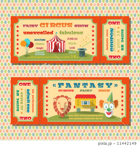Circus tickets template 11442149