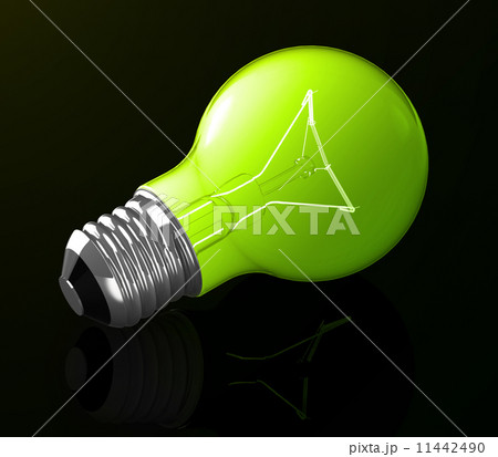 the green light bulb 11442490