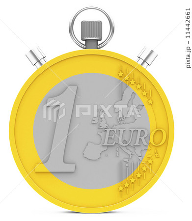 the euro coin stopwatch 11442661