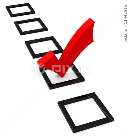 the red check mark 11442815