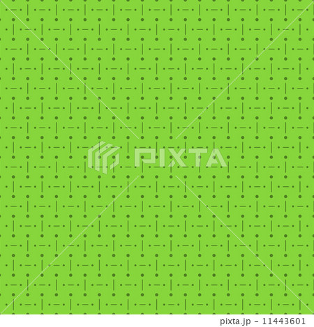 Green Seamless Pattern with Dots and Lines Green Seamless Pattern with Dots and Lines 11443601