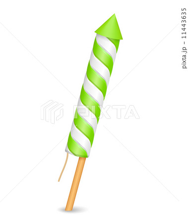 Green Firework Rocket Green Firework Rocket 11443635