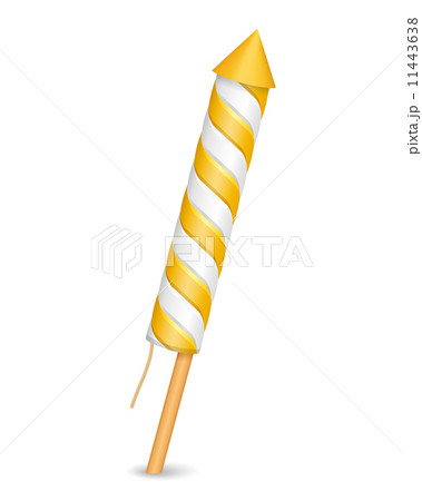 Yellow Firework Rocket 11443638