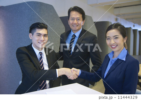 Confident Asian Business Team 11444329