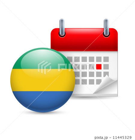 Icon of National Day in Gabon Icon of National Day in Gabon 11445329