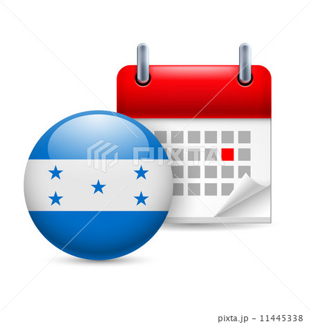 Icon of National Day in Honduras 11445338