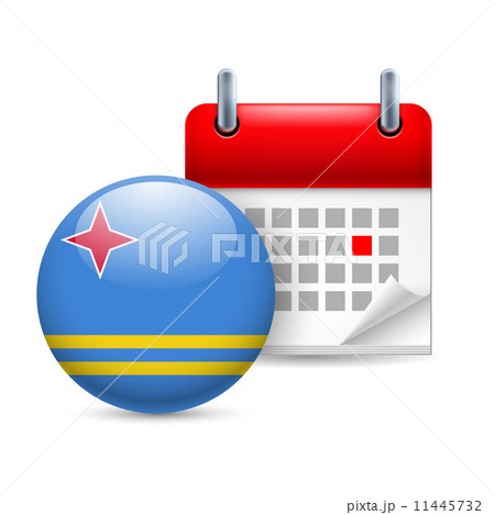 Icon of National Day in Aruba Icon of National Day in Aruba 11445732