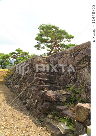 松代城　武者走り（本丸西面の石垣） 11448755