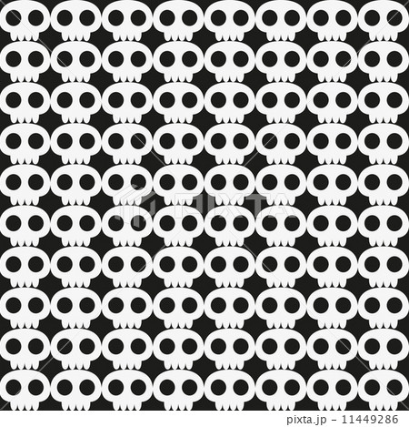 Seamless skull background 11449286