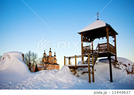 Belfry at ancient monastery Belfry at ancient monastery 11449637