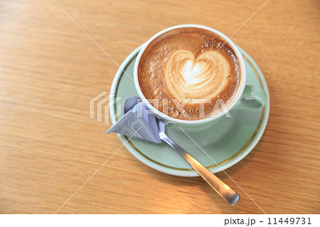 ラテアート（カフェラテ）の画像 11449731
