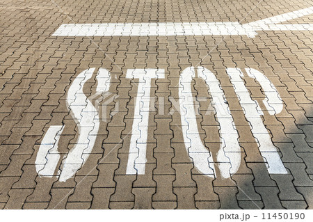 Traffic sign stop 11450190