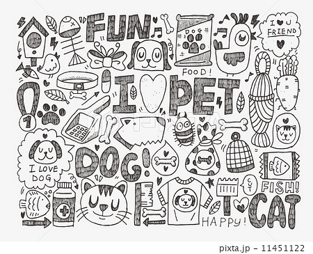 doodle pet background 11451122