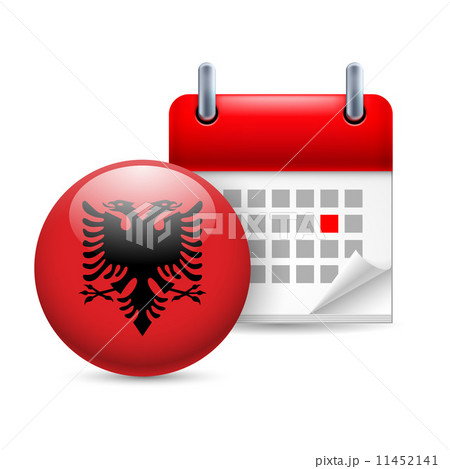 Icon of National Day in Albania Icon of National Day in Albania 11452141