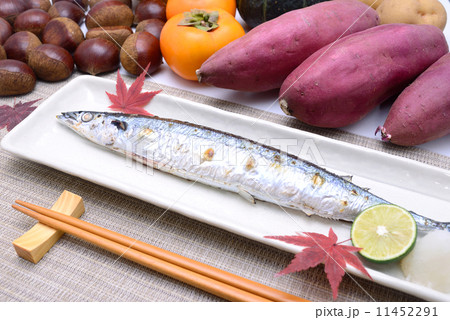 さんま塩焼き 11452291