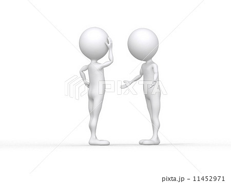 symbolic 3d male say to friend that he is sorry symbolic 3d male say to friend that he is sorry 11452971