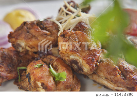 Close-up of tasty fried chicken Close-up of tasty fried chicken 11453890