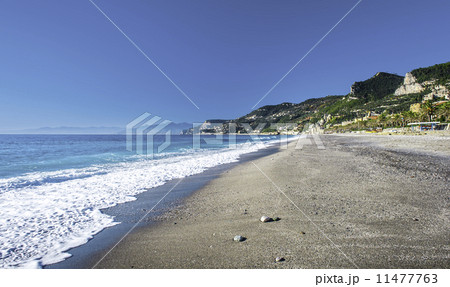 Empty beach in winter, Italy 11477763