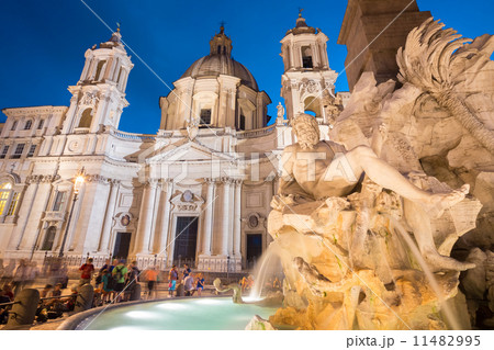 Navona square in Rome, Italy. 11482995