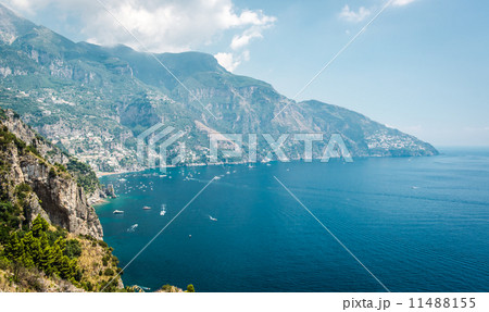 Stunning landscape with hills and Mediterranean sea 11488155