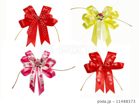 colorful fabric bow 11488373