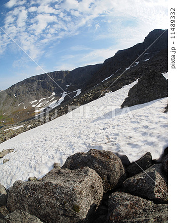 snowfield in the mountains. hibiny 11489332