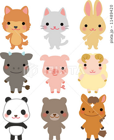 Familiar Animals Stock Illustration 1144