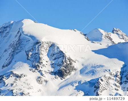 snow Mont Blanc area in Alps 11489729
