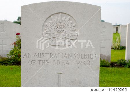 An Australian soldier of the great world war one. 11490266