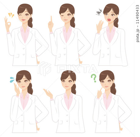 女性表情セット 11490433